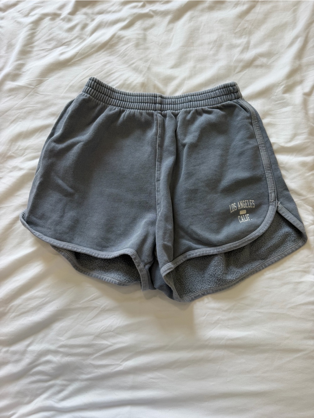 Brandy Melville Gray Los Angeles Fleece Shorts